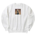 tetteteのローソク足 Heavyweight Crew Neck Sweatshirt