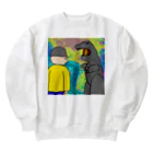 🇪🇪トロオドン🇪🇪のゴジラジオ Heavyweight Crew Neck Sweatshirt