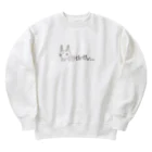 星乃荊サクのうさねこ Heavyweight Crew Neck Sweatshirt