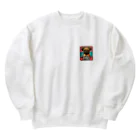 Urban pawsのパグチワワ「Paws of Power」 Heavyweight Crew Neck Sweatshirt