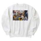 ロコモコのあらじる こんぶじめ つぶ貝 Heavyweight Crew Neck Sweatshirt