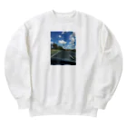 YASUE ABE JPのSend your location Heavyweight Crew Neck Sweatshirt