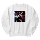 Nippon-Aiのパンダ☆歌う♪ Heavyweight Crew Neck Sweatshirt