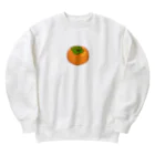 kudamono_fruits0730のかき Heavyweight Crew Neck Sweatshirt