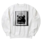 くろぼんのタイプライター Heavyweight Crew Neck Sweatshirt