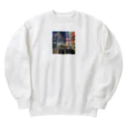 DROOMの都会の夜 Heavyweight Crew Neck Sweatshirt