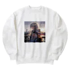 シルバームーンコーストの銀髪美女シリーズ4 Heavyweight Crew Neck Sweatshirt