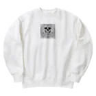 ANTARESのデイ・オブ・ザ・デット等のメキシコの文化を反映させたスカル Heavyweight Crew Neck Sweatshirt