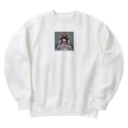 干支シティの午の花嫁 Heavyweight Crew Neck Sweatshirt