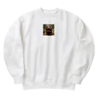 TMJの熊、クマ、ベアー Heavyweight Crew Neck Sweatshirt