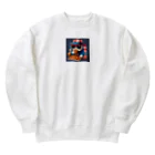 はまみるのファンキーなファット猫 Heavyweight Crew Neck Sweatshirt