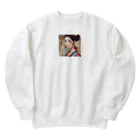 クロスクリエイティブの琉球伝説の美女 Heavyweight Crew Neck Sweatshirt