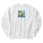 どうぶつやのハワイ　サーフィン Heavyweight Crew Neck Sweatshirt