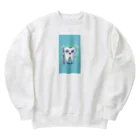 kuma310のカワイイ歯のキャラクターが登場！ Heavyweight Crew Neck Sweatshirt