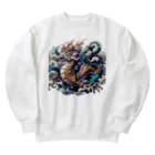 Lovers-chapelの【かっこいい麒麟が登場！】 Heavyweight Crew Neck Sweatshirt