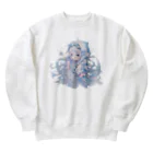 milishuuumの星屑の魔女 Heavyweight Crew Neck Sweatshirt