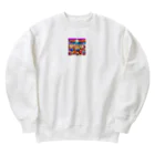 たてっぴのショップの思い出の世界へタイムトラベル！ Heavyweight Crew Neck Sweatshirt