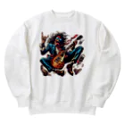 ロック堂のロックスター Heavyweight Crew Neck Sweatshirt