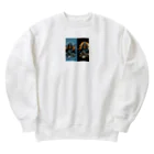 X_TK_Xのカメラを改造するおじさん Heavyweight Crew Neck Sweatshirt