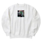 maroramu04のエケベリア１ Heavyweight Crew Neck Sweatshirt