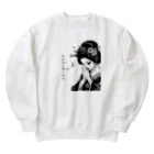 heianbijo.のheianbijo嗅ぐ Heavyweight Crew Neck Sweatshirt