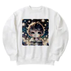 the blue seasonの星空の微笑み Heavyweight Crew Neck Sweatshirt