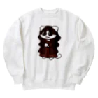 Animaru639のモニャリザ Heavyweight Crew Neck Sweatshirt