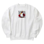 hypudgyのスーパーヒーローペンギン A  Heavyweight Crew Neck Sweatshirt