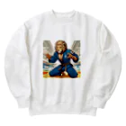 GANZのライオン柔道師範 Heavyweight Crew Neck Sweatshirt