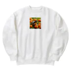 saijo79のオレンジミドリガメ Heavyweight Crew Neck Sweatshirt