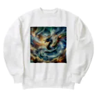 the blue seasonの昇華する霊龍 Heavyweight Crew Neck Sweatshirt