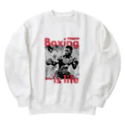 R&N Photographyのボクシングは人生だ Heavyweight Crew Neck Sweatshirt