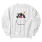 fukufukudo_514の宮城の文鳥 Heavyweight Crew Neck Sweatshirt