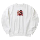 星パンダショップのチョコプレゼンツペンギン Heavyweight Crew Neck Sweatshirt