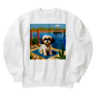 小物屋の夏色シーズー Heavyweight Crew Neck Sweatshirt