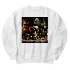 NikuQAIのShadowed Treasures: The Pirate's Legacy Heavyweight Crew Neck Sweatshirt