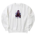 cray299の侍娘1 Heavyweight Crew Neck Sweatshirt