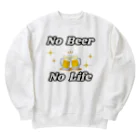 monkeyGのNO Beer　NO Life Heavyweight Crew Neck Sweatshirt