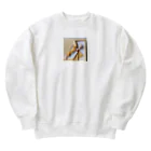 yumiceのice meets オリガミチーター Heavyweight Crew Neck Sweatshirt