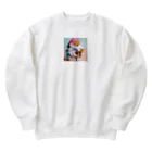 yumiceのice meets オリガミハリネズミ Heavyweight Crew Neck Sweatshirt