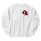 Dog Selectionのミニチュアダックス　女の子　アイテム Heavyweight Crew Neck Sweatshirt