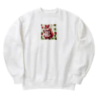 mari0909の可愛らしいシマリス Heavyweight Crew Neck Sweatshirt