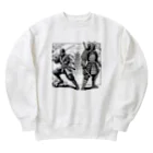 マイティのninja & samurai Heavyweight Crew Neck Sweatshirt