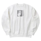 uq230528_suzuのネコ３ Heavyweight Crew Neck Sweatshirt