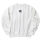 ぽつねん。のあのときのぽつねんの線（黒） Heavyweight Crew Neck Sweatshirt