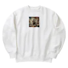 パウズ&プライズの才色兼備 Heavyweight Crew Neck Sweatshirt