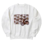 夜彩　-yasai-のsweets cab / chocolatecake Heavyweight Crew Neck Sweatshirt