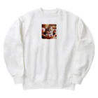 Minaのスリスリくん Heavyweight Crew Neck Sweatshirt