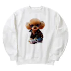 TABO1192のトイプードルのひかる Heavyweight Crew Neck Sweatshirt