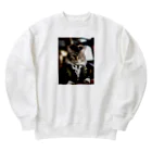 ZZRR12の海賊の支配者猫：海の覇者 Heavyweight Crew Neck Sweatshirt